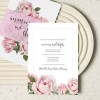 Pink Rose Wedding Invitations