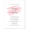 Pink Watercolor Wedding Invitations
