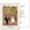 Double Sided Wedding Thank You Cards
