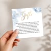 premium blue smoke wedding wishing well card printed australia