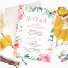 Pretty Floral Bridal Shower Invitations
