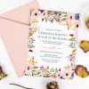 Pretty Floral Wedding Invitations