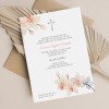 Orchid Christening Invitations