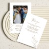 Minimalist Wedding Thank You Cards Printed in Australia