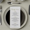Simple and Elegant Wedding Menus