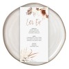 Wedding Menus Printed Australia - Sweet Mist Boho