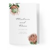 Folded Wedding Order of Service Booklet