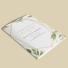 Geo Garden Wedding Program Service Printed