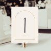 Modern Printed Wedding Table Numbers