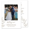 Minimalist Wedding Thank You Cards Printed in Australia