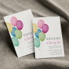 Balloon Birthday Invitations