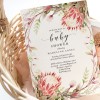Protea Baby Shower Invitations
