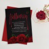 Black and Red Halloween Party Invitations