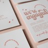 Retro Engagement Party Invitations