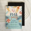Retro Pool Party Invitations