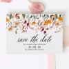 Romantic Floral Save The Date Cards