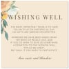 Romantic Wedding Wishing Well Cards Printed