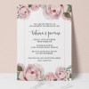 Rose Engagement Invitations