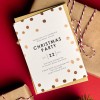 Rose Gold Christmas Party Invitations