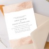 Rose Gold Engagement Invitations