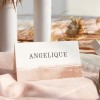Rose Gold Wedding Placecard