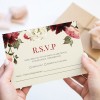 Wedding RSVP Cards - Garden Love Printed Austalia