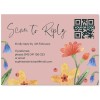 RSVP Card with QR Code