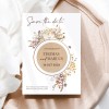 Engraved Save The Date Magnets and Card