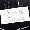Shimmer Engagement Invitations