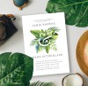 Simple Tropical Engagement Party Invitations