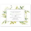 Springtime Greenery Wedding Invitations