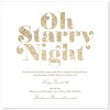 Starry Night Christmas Invitations