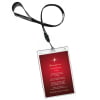 Starry Tree Christmas VIP Invitations back