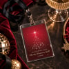 Starry Tree Christmas VIP Invitations on a black lanyard