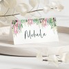 Sweet Floral Wedding Name Cards