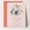 Tea Party Invitations Baby Shower