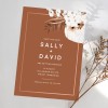 Terracotta Boho Save The Date Cards