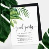 Tropical Pool Party Invitations