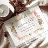 Tropical Flowers Save The Date Cards