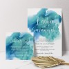 Turquoise Watercolor Wedding
