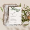 Tuscan Olive Wedding Invitations