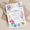 Under The Sea Mermaid Party Invitations