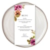 Vintage Floral Wedding Menus