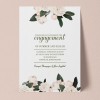 Vintage Roses Engagement Invitations