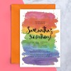 Watercolor Rainbow Invitations