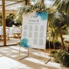Turquoise Wedding Welcome Sign