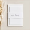Wedding Invitation Belly Bands Custom