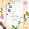 Wedding Invitations - Native Greenery