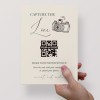 Capture The Love QR Code Card Print