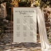 Wedding Seating Chart - Printed Australia